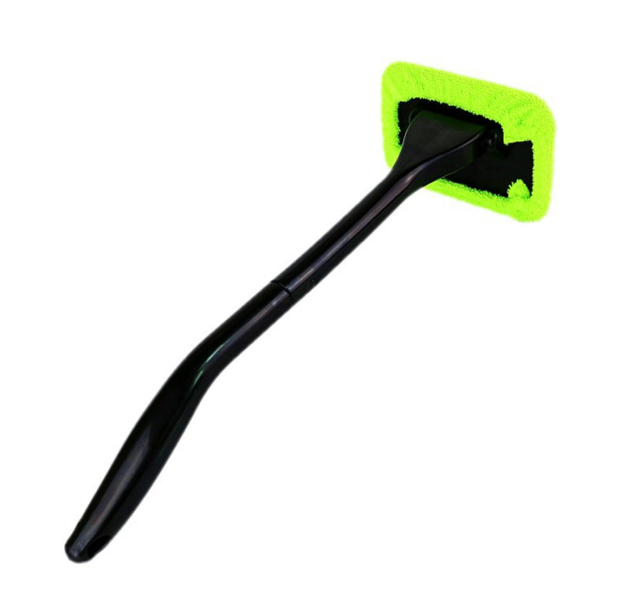 quantity: Green 1pc - microfiber car window cleaner with brush - Premium Other Maintenance Products from Rapidvehicles - Just $13.99! Shop now at Rapidvehicles