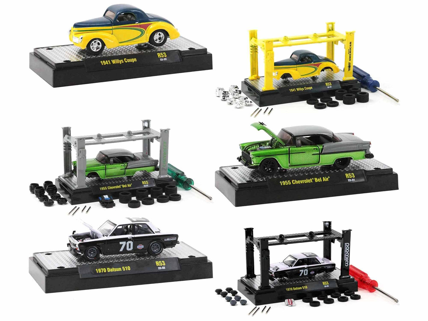 Model Kit 3 piece Car Set Release 53 Limited Edition to 9750 - Premium 1/64 Scale Sets from M2 - Just $58.49! Shop now at Rapidvehicles