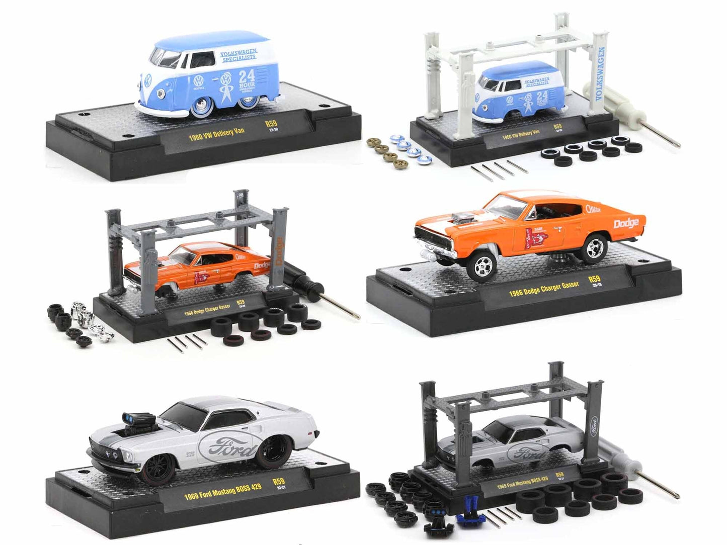 Model Kit 3 piece Car Set Release 59 Limited Edition to 8000