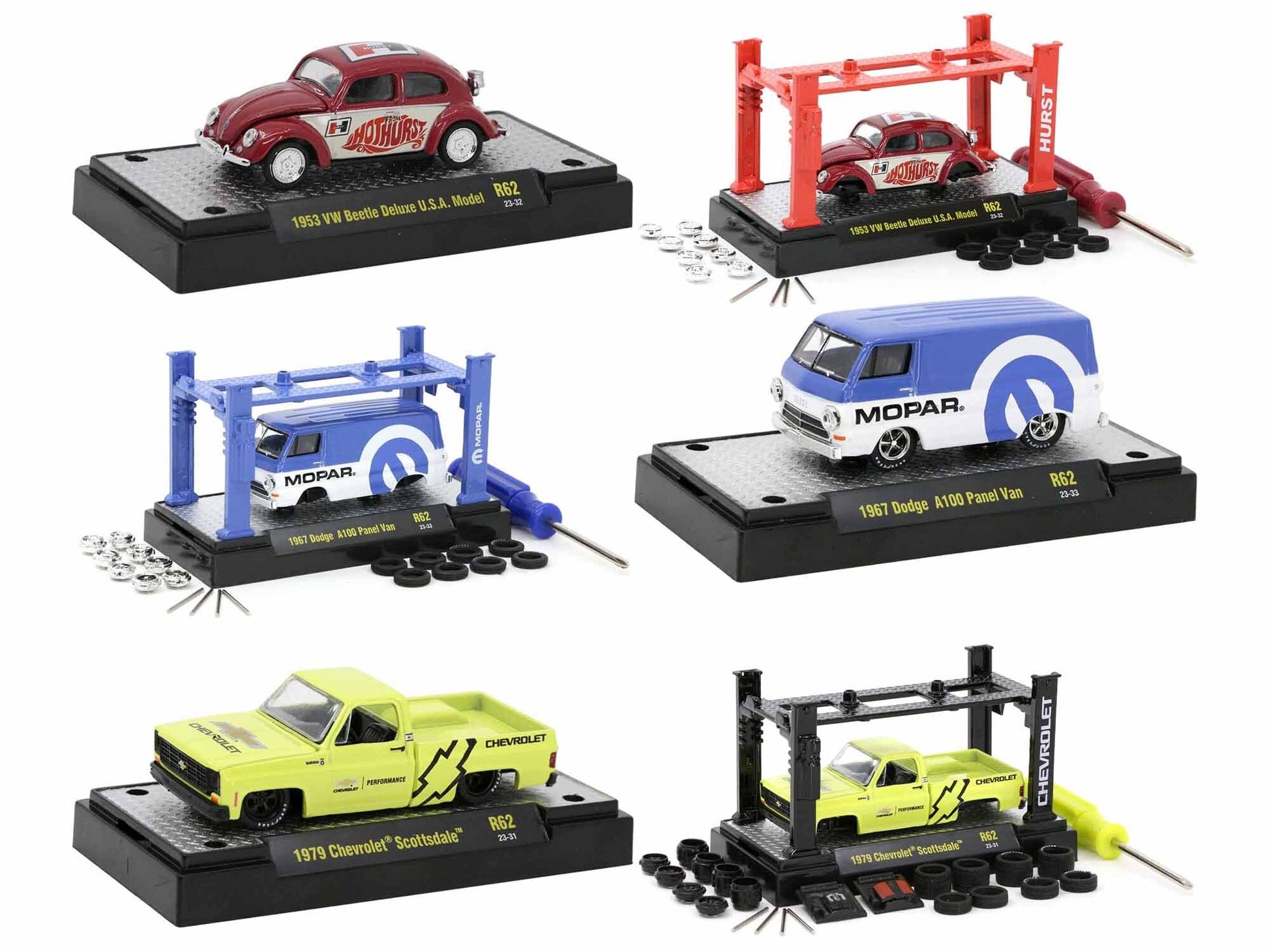 Model Kit 3 piece Car Set Release 62 Limited Edition to 9600 - Premium 1/64 Scale Sets from M2 - Just $73.79! Shop now at Rapidvehicles