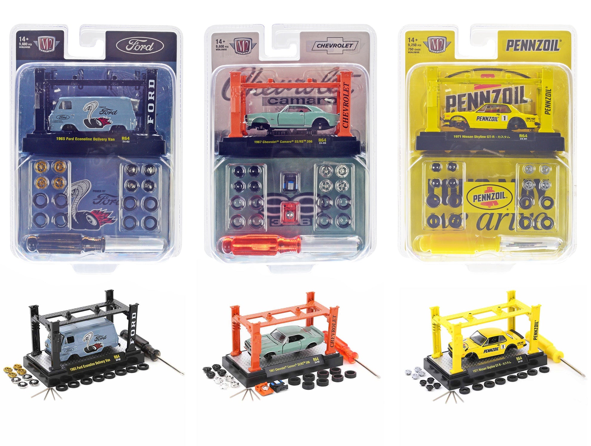 Model Kit 3 piece Car Set Release 64 Limited Edition to 9600 pieces Worldwide 1/64 Diecast Model Cars by M2 Machines - Premium 1/64 Scale Sets from M2 - Just $53.88! Shop now at Rapidvehicles