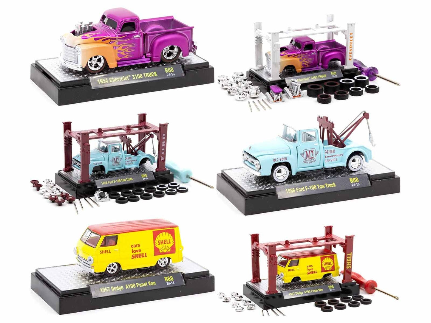 Model Kit 3 piece Car Set Release 68 Limited Edition to 9600 - Premium Model Kits(To Built) from M2 - Just $73.79! Shop now at Rapidvehicles