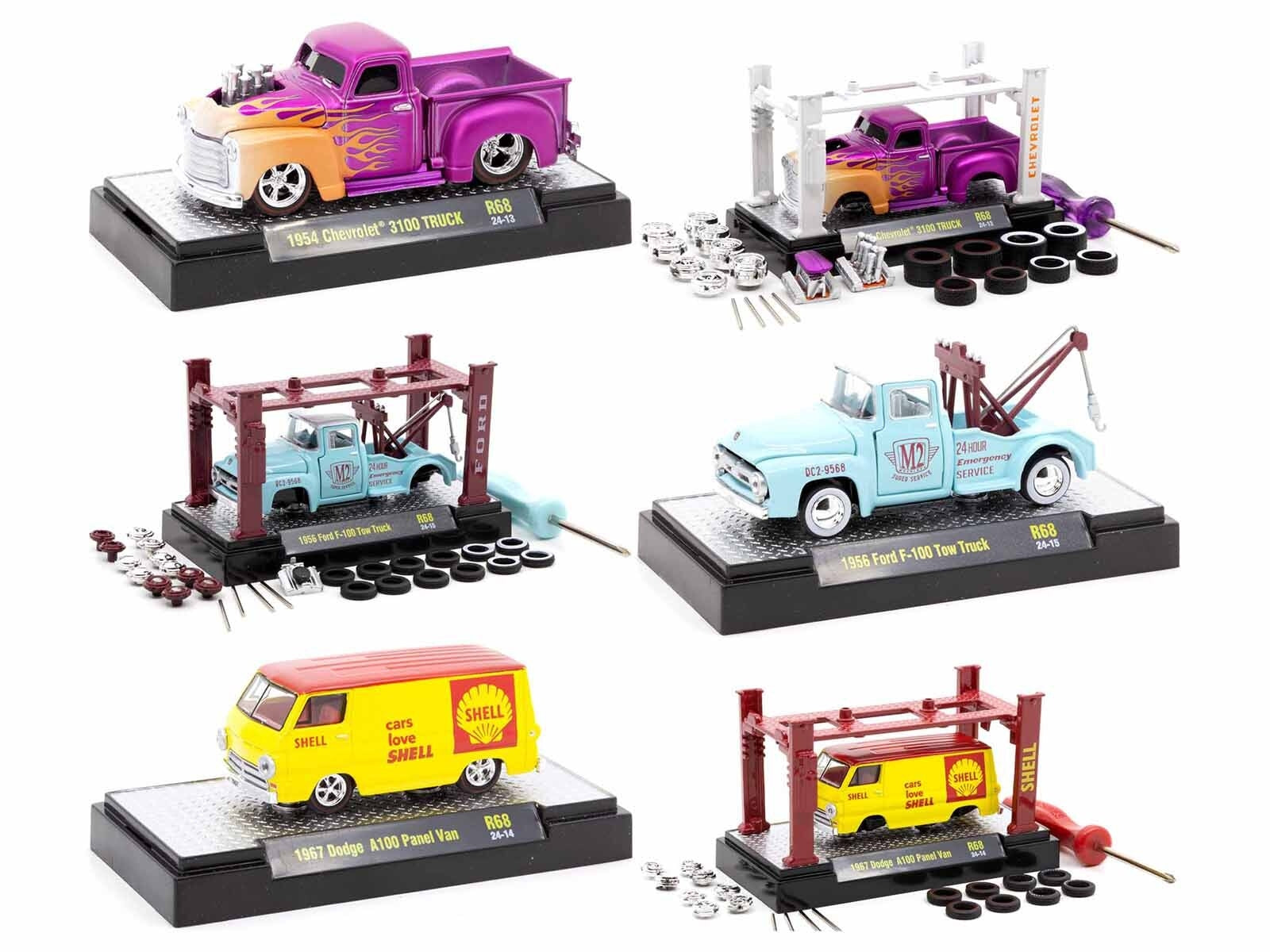 Model Kit 3 piece Car Set Release 68 Limited Edition to 9600 pieces Worldwide 1/64 Diecast Model Cars by M2 Machines - Premium Model Kits(To Built) from M2 - Just $67.99! Shop now at Rapidvehicles