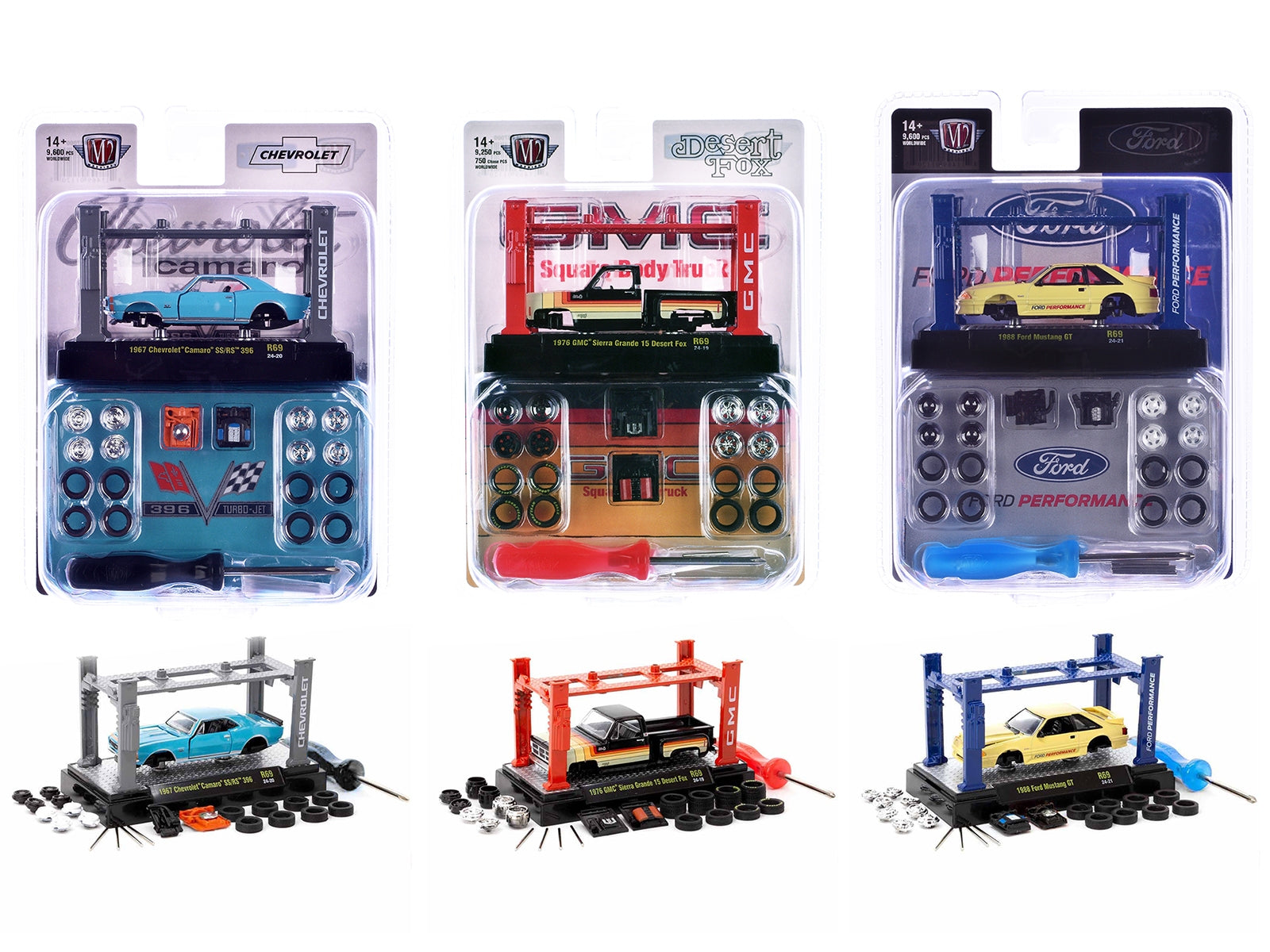 Model Kit 3 piece Car Set Release 69 Limited Edition to 9600 pieces Worldwide 1/64 Diecast Model Cars by M2 Machines - Premium Model Kits(To Built) from M2 - Just $67.47! Shop now at Rapidvehicles