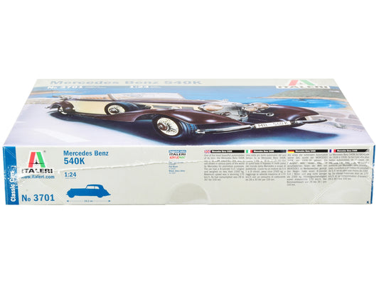 Skill 3 Model Kit Mercedes Benz 540K 1/24 Scale Model by Italeri - Premium Model Kits(To Built) from Italeri - Just $80.09! Shop now at Rapidvehicles