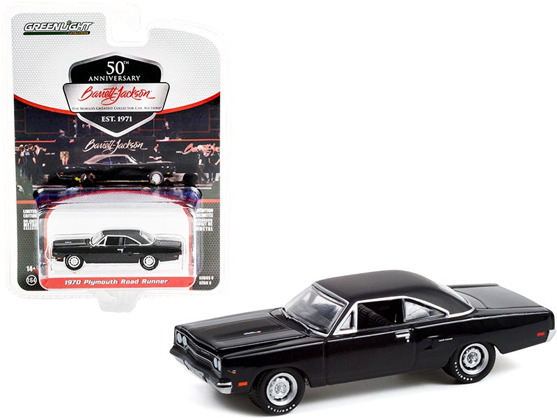 1970 Plymouth Road Runner Gloss Black with Black Vinyl Top and - Premium Plymouth Models from Greenlight - Just $23.99! Shop now at Rapidvehicles