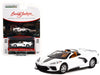 2020 Chevrolet Corvette C8 Stingray Convertible Arctic White with Black Stripes (Lot #1275) Barrett-Jackson 'Scottsdale Edition' Series 10 1/64 Diecast Model Car by Greenlight - Premium Corvette Models from Greenlight - Just $23.45! Shop now at Rapidvehicles