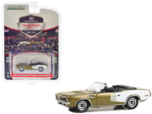 1971 Plymouth Barracuda 383 Convertible Tawny Gold Metallic and - Premium Plymouth Models from Greenlight - Just $23.99! Shop now at Rapidvehicles