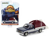 1982 Chevrolet C-10 Silverado Pickup Truck Blue and Silver with Modern Truck Bed Tent "The Great Outdoors" Series 2 1/64 Diecast Model Car by Greenlight - Premium Pickup Trucks Models from Greenlight - Just $23.45! Shop now at Rapidvehicles