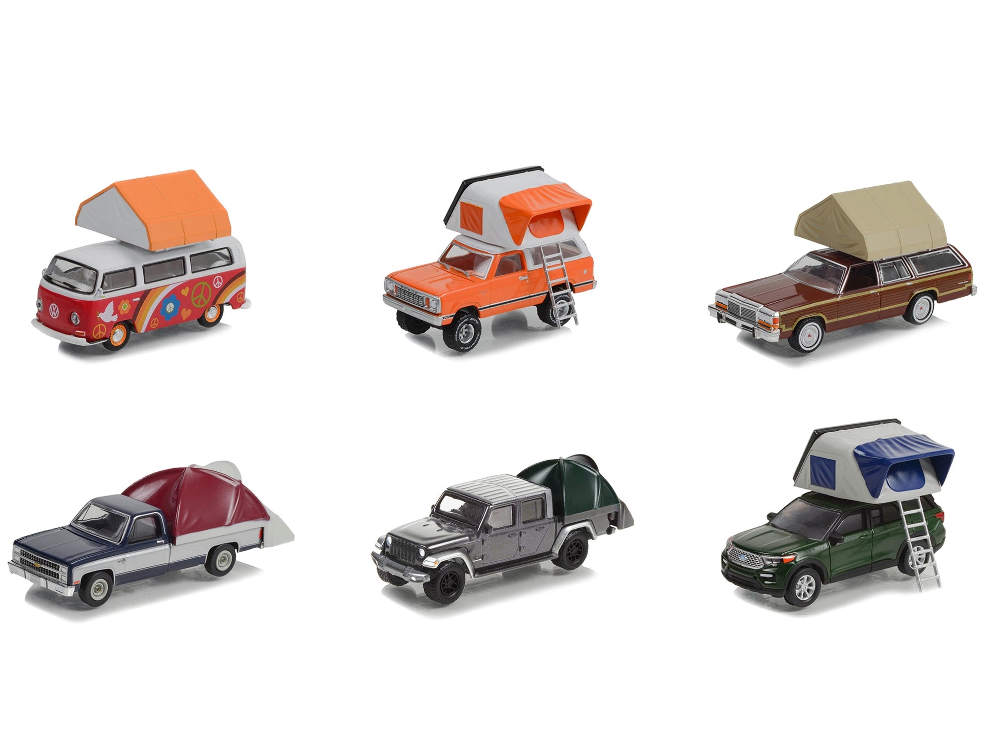 "The Great Outdoors" Set of 6 pieces Series 2 1/64 Diecast Model - Premium 1/64 Scale Sets from Greenlight - Just $80.99! Shop now at Rapidvehicles