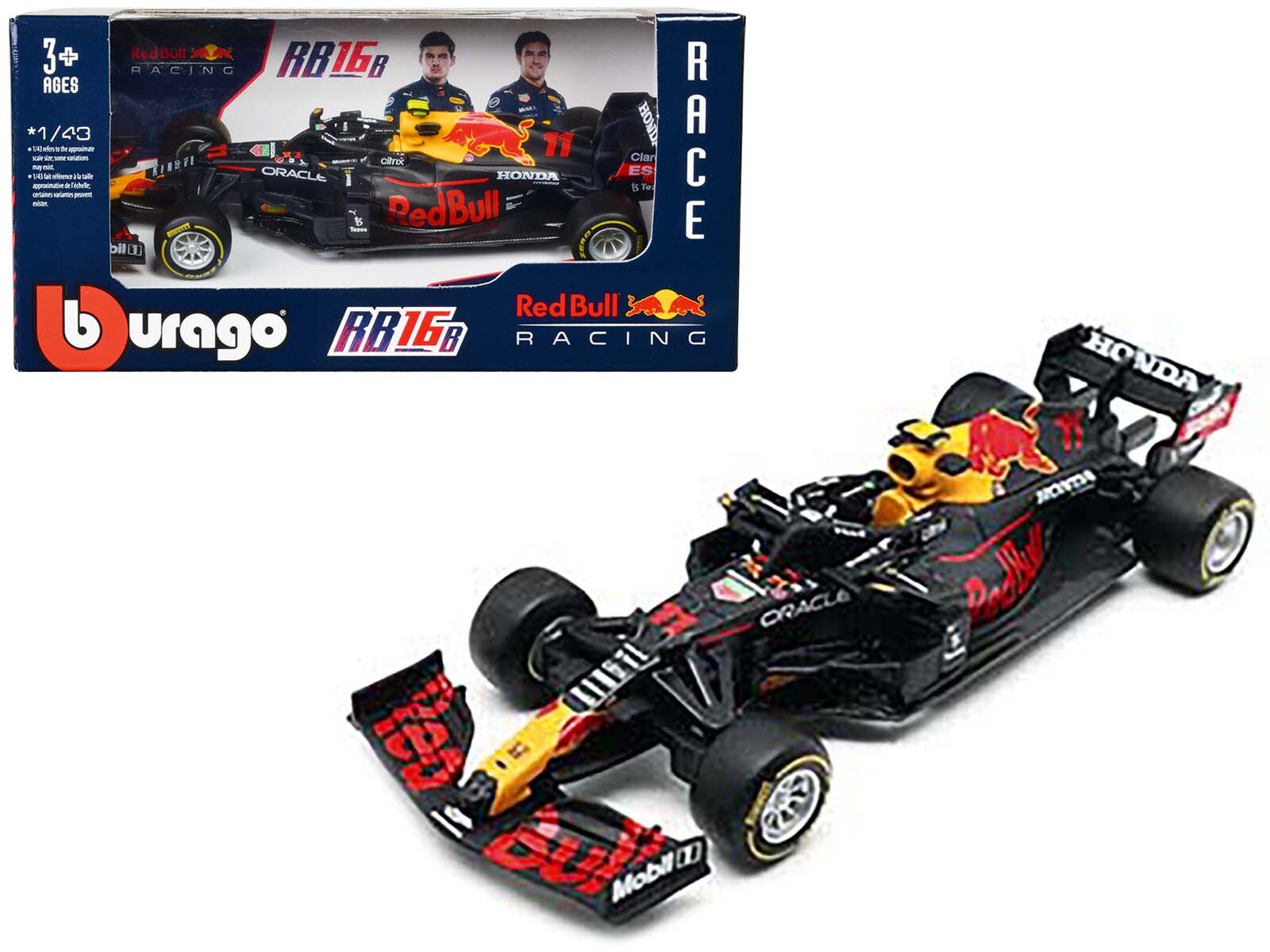 Honda RB16B #11 Sergio Perez "Red Bull Racing" Formula One F1 World Championship (2021) 1/43 Diecast Model Car by Bburago - Premium Honda Models from Bburago - Just $32.34! Shop now at Rapidvehicles