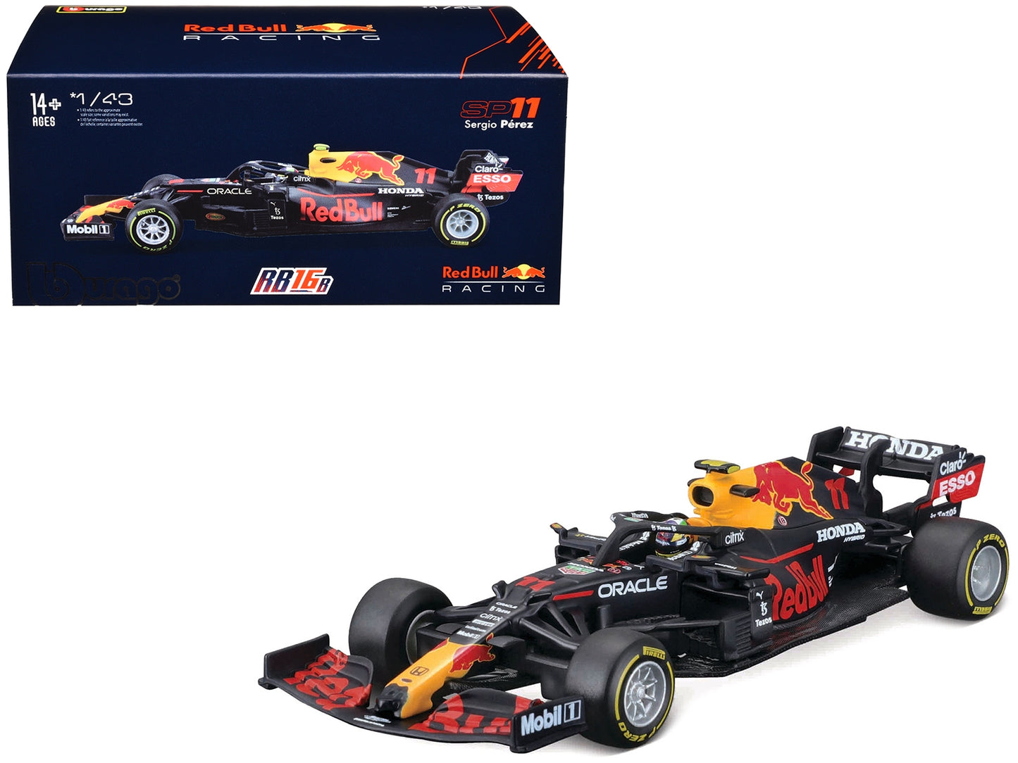 Honda Red Bull Racing RB16B #11 Sergio Perez Formula One F1 - Premium Honda Models from Bburago - Just $45.89! Shop now at Rapidvehicles