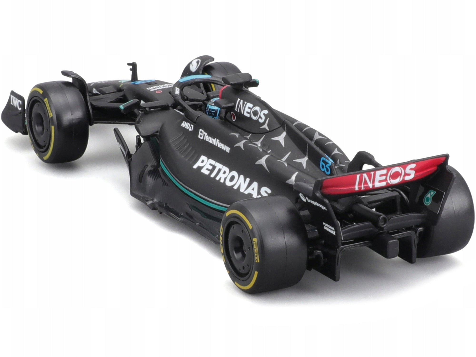 Mercedes-AMG F1 W14 E Performance #63 George Russell "Petronas" "Formula One F1 World Championship" (2023) with Driver in Car 1/43 Diecast Model Car by Bburago - Premium Mercedes Models from Bburago - Just $32.34! Shop now at Rapidvehicles