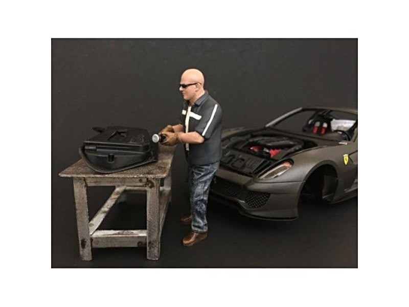 "Chop Shop" Mr. Fabricator Figurine for 1/18 Scale Models by American Diorama - Premium Figures from American Diorama - Just $24.99! Shop now at Rapidvehicles