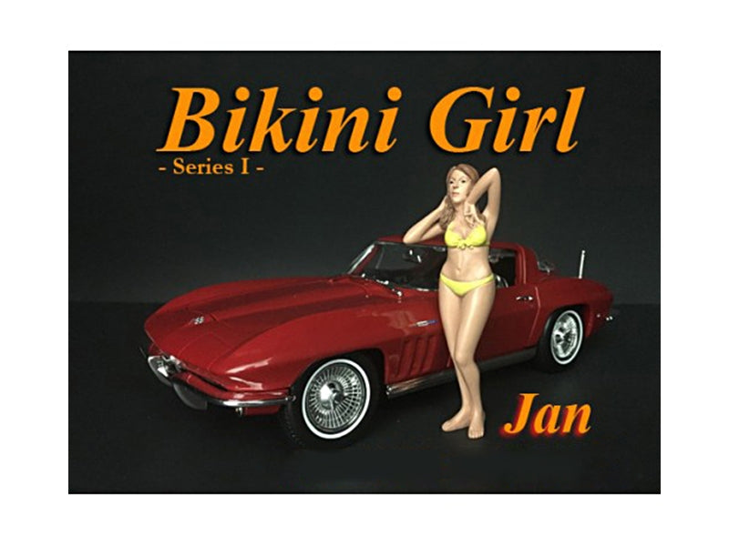 Jan Bikini Calendar Girl Figure for 1/18 Scale Models by American - Premium Figures from American Diorama - Just $32.99! Shop now at Rapidvehicles