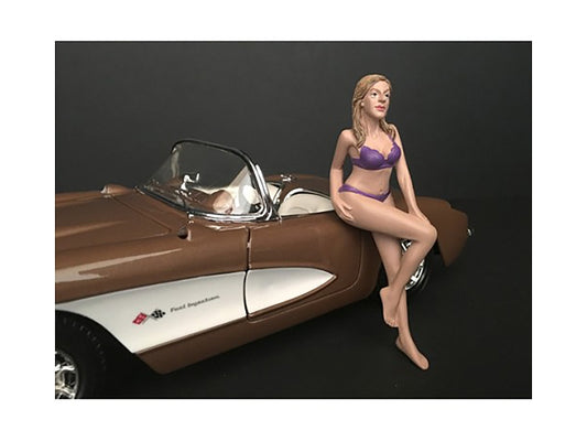 July Bikini Calendar Girl Figurine for 1/18 Scale Models by - Premium Figures from American Diorama - Just $26.99! Shop now at Rapidvehicles