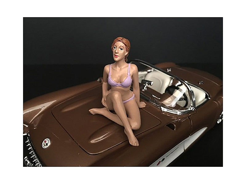 September Bikini Calendar Girl Figurine for 1/18 Scale Models by - Premium Figures from American Diorama - Just $32.99! Shop now at Rapidvehicles