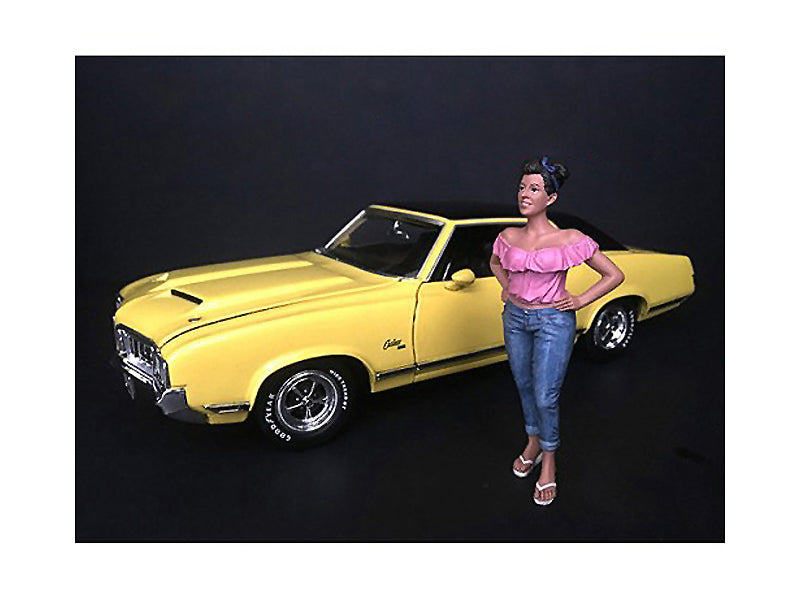 "Hanging Out II" Gloria Figurine for 1/18 Scale Models by American Diorama free shipping USA