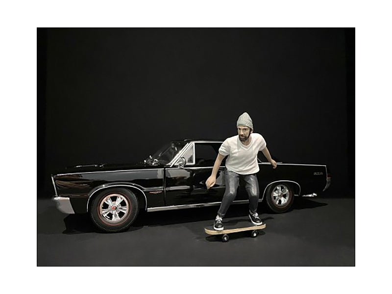 Skateboarder Figurine II for 1/18 Scale Models by American - Premium Figures from American Diorama - Just $29.69! Shop now at Rapidvehicles