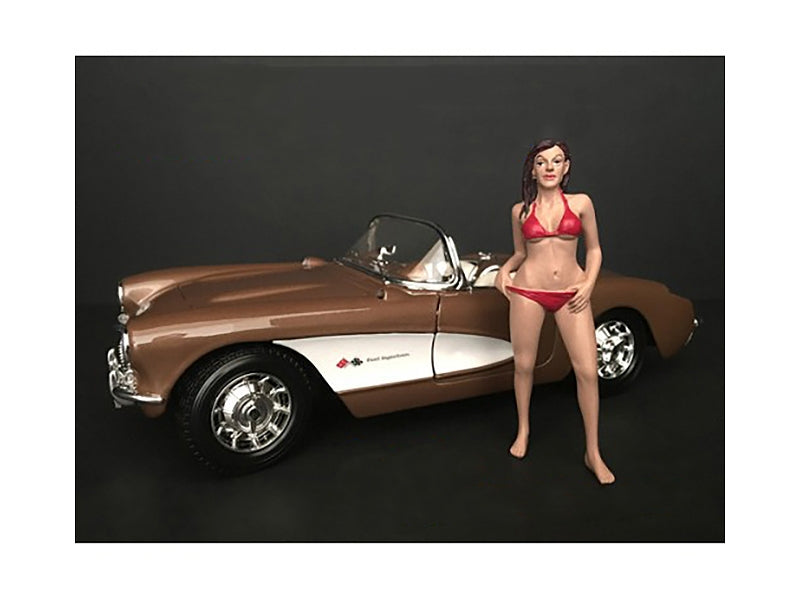 October Bikini Calendar Girl Figurine for 1/24 Scale Models by - Premium Figures from American Diorama - Just $28.99! Shop now at Rapidvehicles