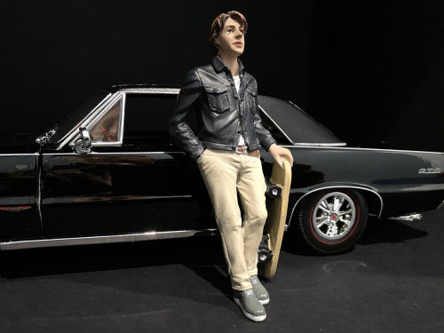 Skateboarders Figurines 4 piece Set for 1/24 Scale Models by American Diorama