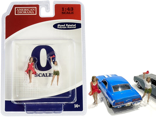 70s Style Two Figurines Set IV for 1/43 Scale Models by American - Premium Figures from American Diorama - Just $35.99! Shop now at Rapidvehicles