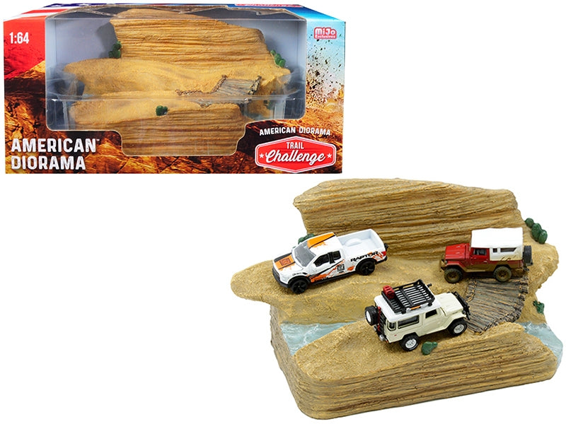 "Trail Challenge" Resin Diorama for 1/64 Scale Models by American - Premium Dioramas from American Diorama - Just $55.09! Shop now at Rapidvehicles