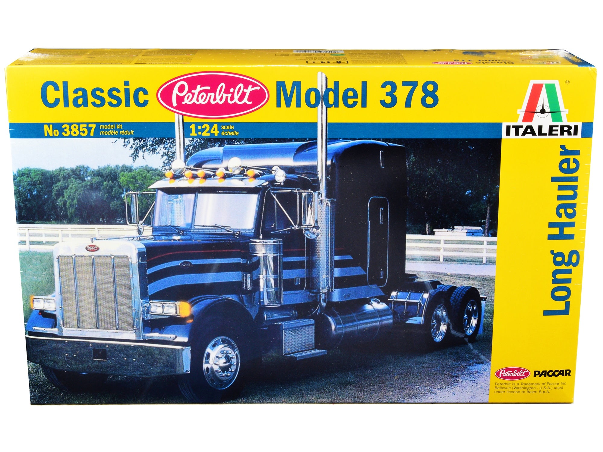 Skill 4 Model Kit Peterbilt 378 Long Hauler Truck Tractor 1/24 Scale Model by Italeri - Premium Peterbilt Models from Italeri - Just $125.82! Shop now at Rapidvehicles