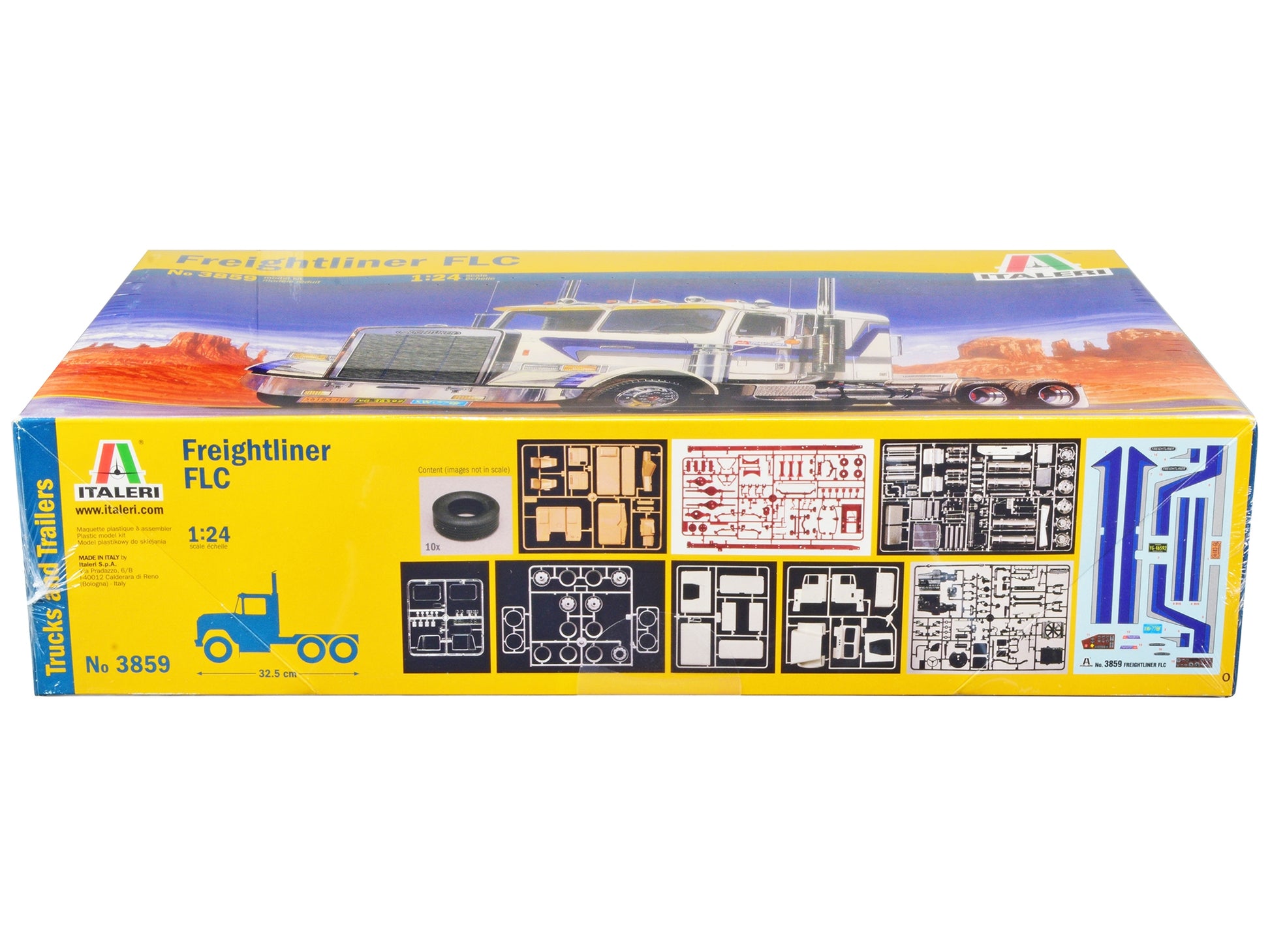 Skill 4 Model Kit Freightliner FLC Truck Tractor 1/24 Scale Model - Premium Model Kits(To Built) from Italeri - Just $129.59! Shop now at Rapidvehicles