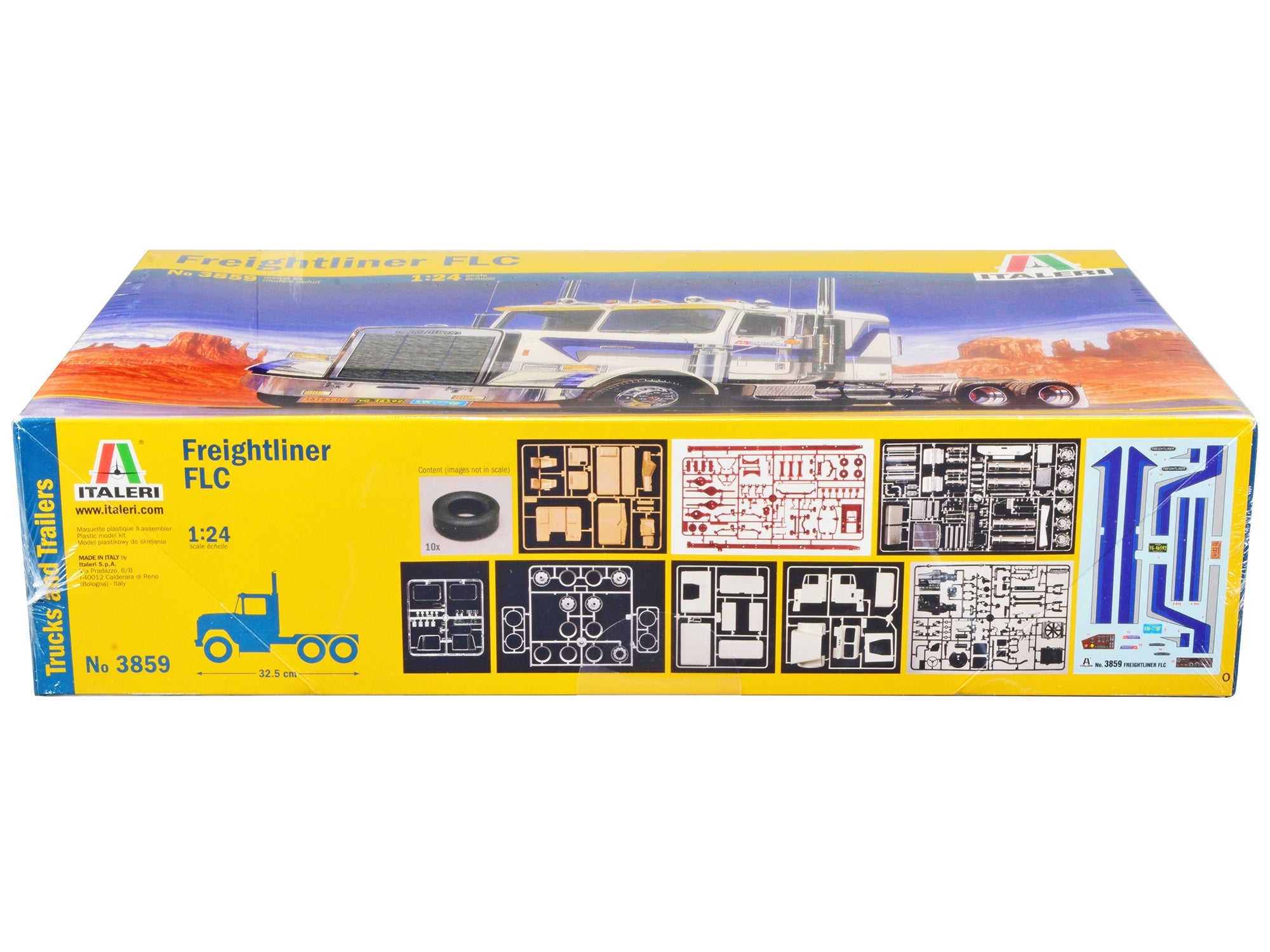 Skill 4 Model Kit Freightliner FLC Truck Tractor 1/24 Scale Model by Italeri - Premium Model Kits(To Built) from Italeri - Just $119.83! Shop now at Rapidvehicles