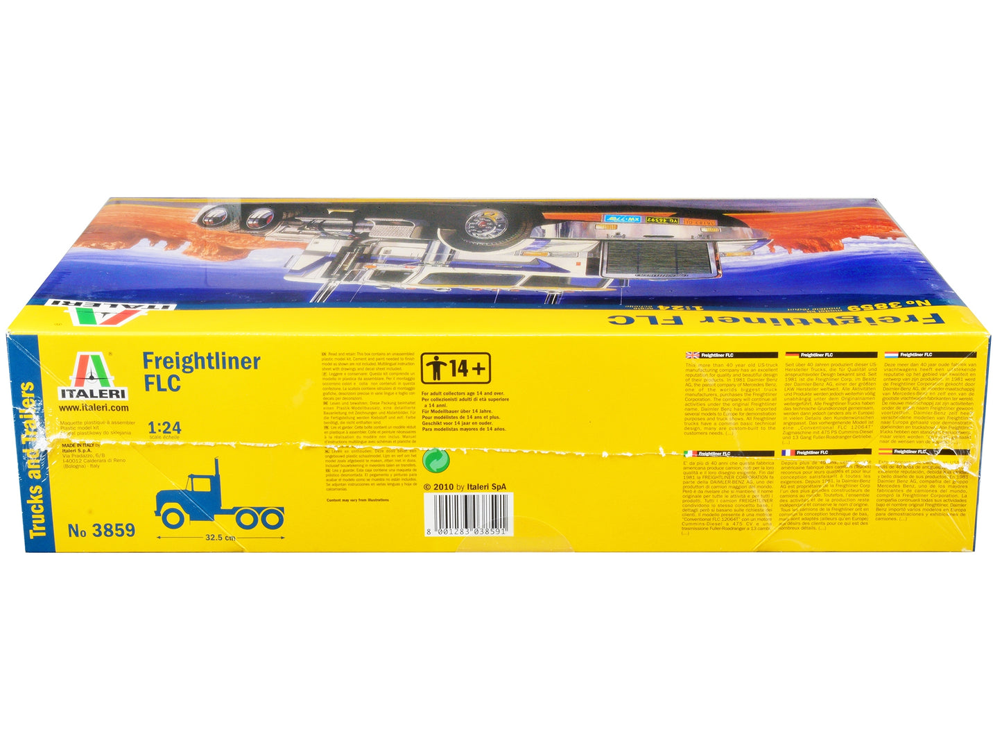 Skill 4 Model Kit Freightliner FLC Truck Tractor 1/24 Scale Model - Premium Model Kits(To Built) from Italeri - Just $129.59! Shop now at Rapidvehicles