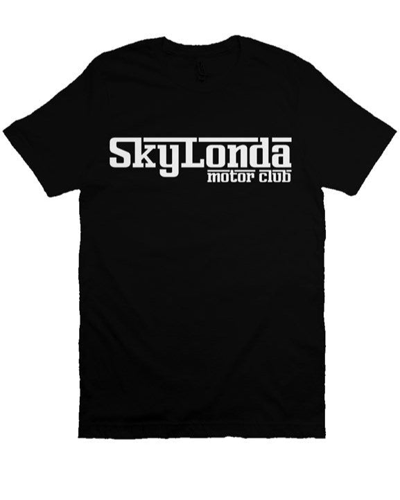 Sky Londa Motor Club Ferrari Style Shirt (white ink)