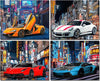 Japanese Street Style Car Posters for Boys Room Lamborghini Poster Mclaren Ferrari Bugatti Car Print Canvas Wall Art Bedroom Wall Decor,8X10 Inches,Set of 4,Unframed - Premium  from Rapidvehicles - Just $179.99! Shop now at Rapidvehicles