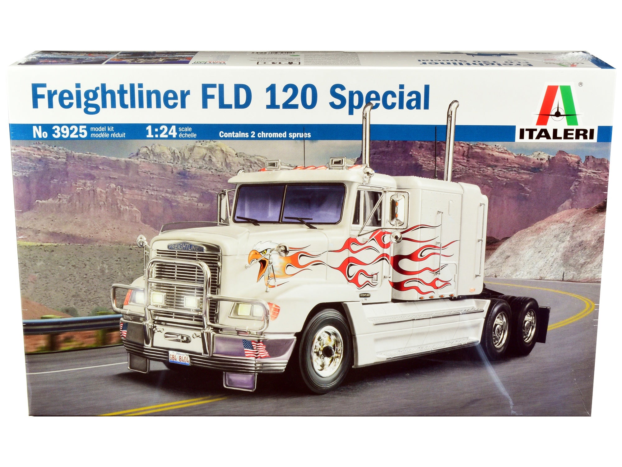 Skill 5 Model Kit Freightliner FLD 120 Special Truck Tractor 1/24 Scale Model by Italeri - Premium Model Kits(To Built) from Italeri - Just $125.82! Shop now at Rapidvehicles