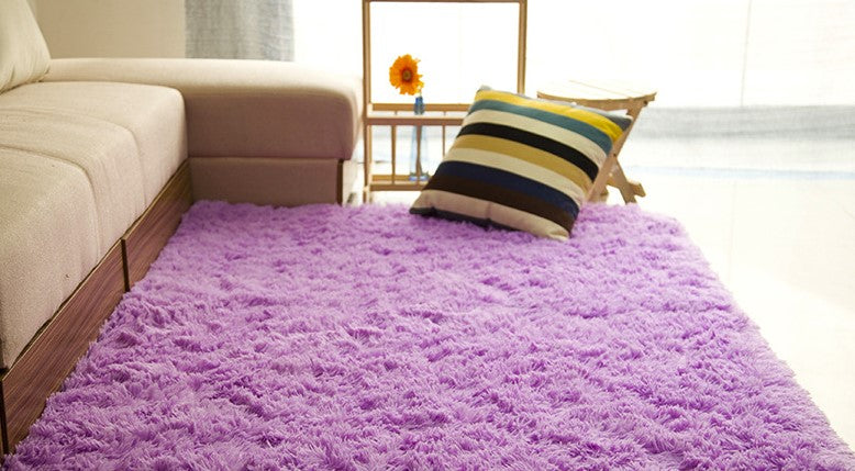 Color: Purple, Size: 100x200 - Living room coffee table bedroom - Premium Floor Mats from Rapidvehicles - Just $70.99! Shop now at Rapidvehicles