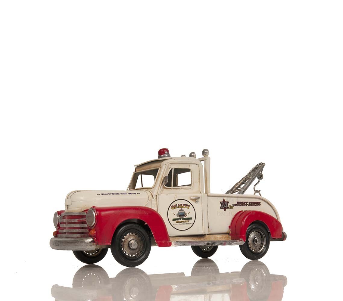 Chevrolet Tow Truck Sculpture - Premium Sculptures from homeroots home decor - Just $76.49! Shop now at Rapidvehicles