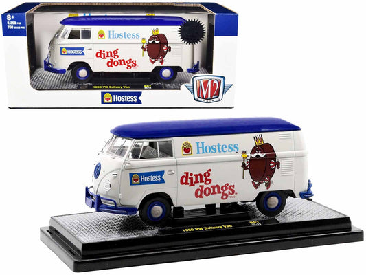 1960 Volkswagen Delivery Van "Hostess Ding Dongs" Wimbledon White - Premium Volkswagen Models from M2 - Just $74.99! Shop now at Rapidvehicles