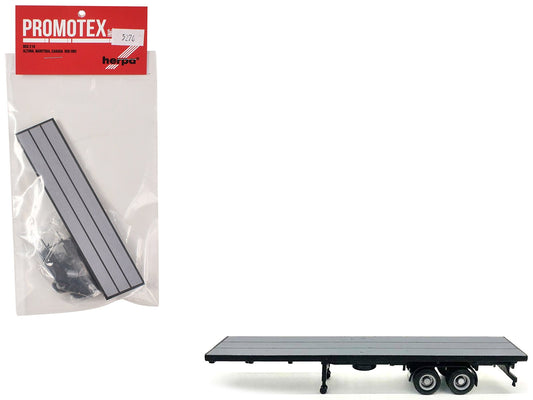 40ft Flatbed Trailer Gray Top 1/87 (HO) Plastic Model by Promotex free shipping USA - Rapid Vehicles
