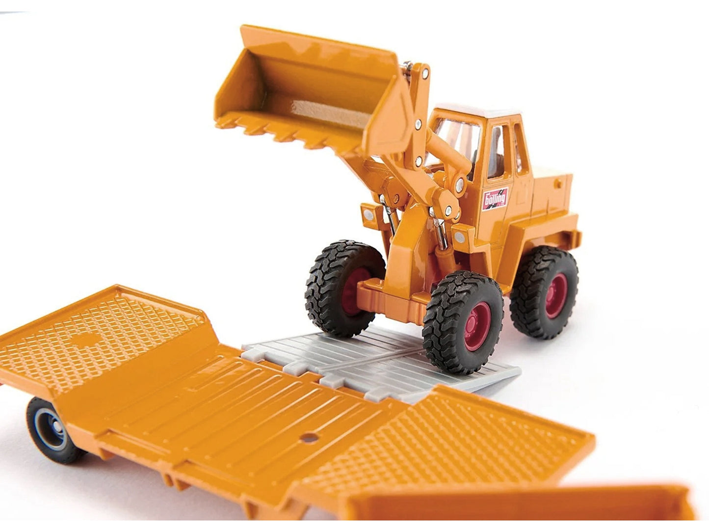 Mercedes-Benz 710 Truck Yellow and Kramer 411 Wheel Loader Yellow - Premium Mercedes Models from SIKU - Just $104.99! Shop now at Rapidvehicles