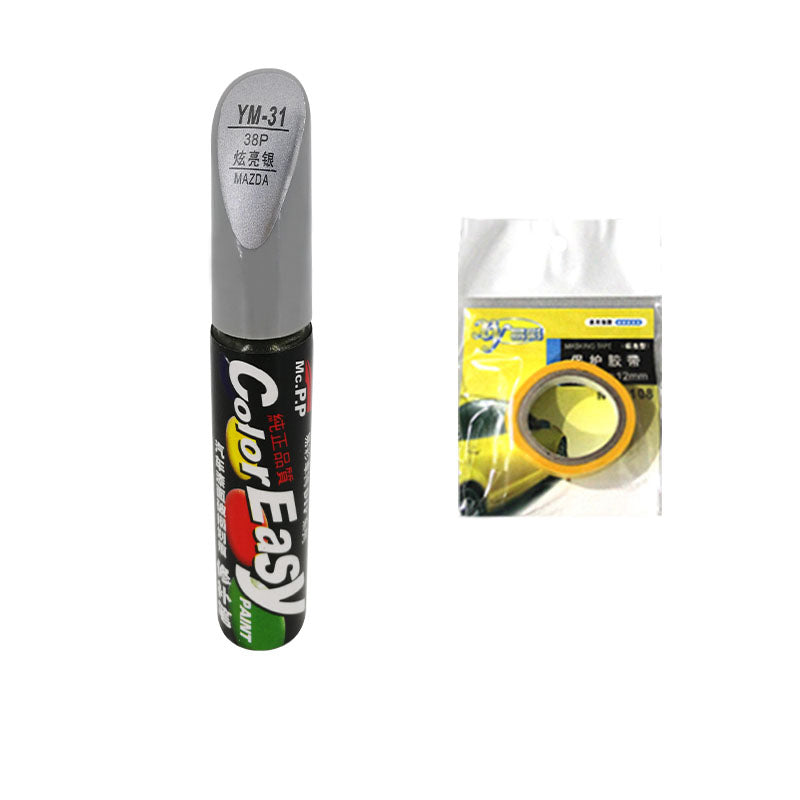 Color: B Set - ATENZA M8 bright silver touch-up pen - Premium Paint Care from Rapidvehicles - Just $27.99! Shop now at Rapidvehicles