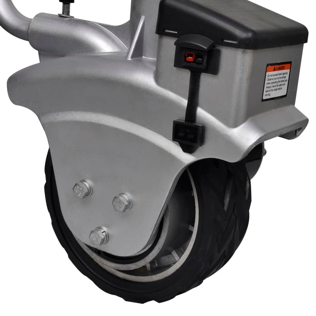 vidaXL Aluminum Motorized Jockey Wheel Trailer Mover 12 V 350 W - Premium Motor Vehicle Trailers from vidaXL - Just $412.99! Shop now at Rapidvehicles