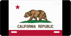 Novelty Auto Car License Plate Californian FLag - Premium Home & Garden from Maroon Cassiopeia - Just $9.99! Shop now at Rapidvehicles