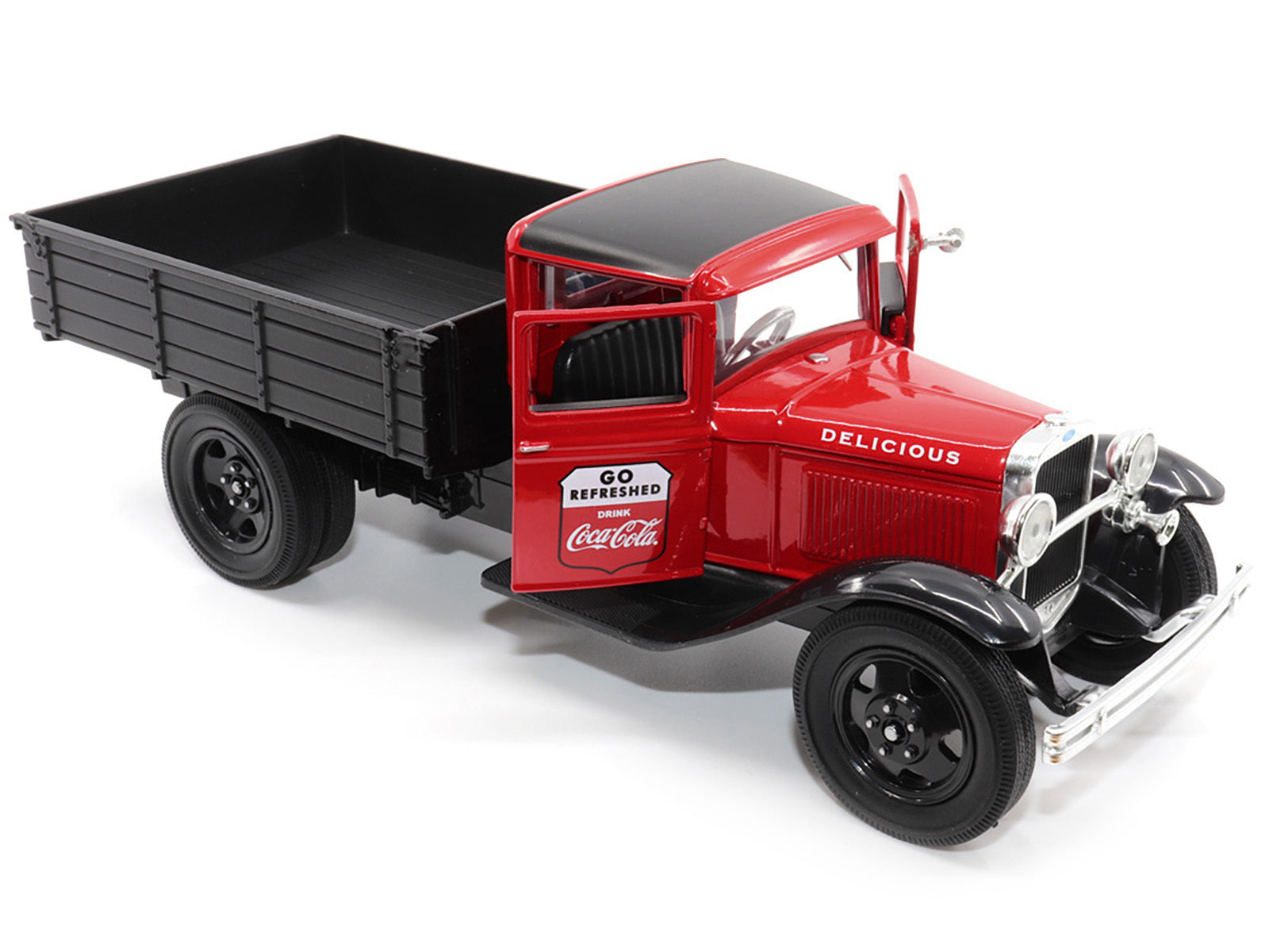 1931 Ford Model AA Pickup Truck Red and Black "Go Refreshed - - Premium Ford Models from Motorcity Classics - Just $73.79! Shop now at Rapidvehicles