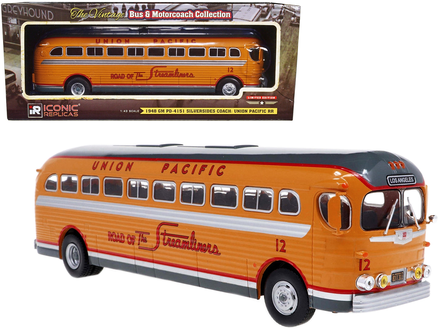 1948 GM PD-4151 Silversides Coach Bus "Union Pacific: Road of the - Premium Other from Iconic Replicas - Just $101.77! Shop now at Rapidvehicles