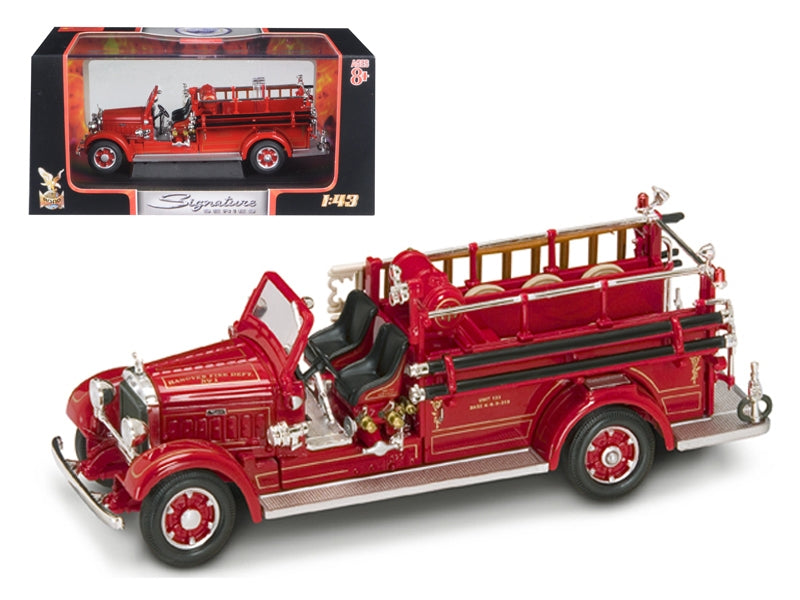 1935 Mack Type 75BX Fire Engine Red 1/43 Diecast Model Car by - Premium Mack Models from Road Signature - Just $59.99! Shop now at Rapidvehicles