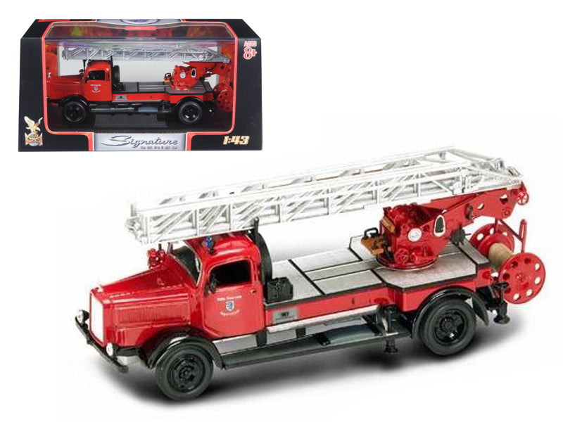 1944 Mercedes Typ L4500F Fire Engine Red 1/43 Diecast Model by Road Signature - Premium physical from Rapidvehicles - Just $55.99! Shop now at Rapidvehicles