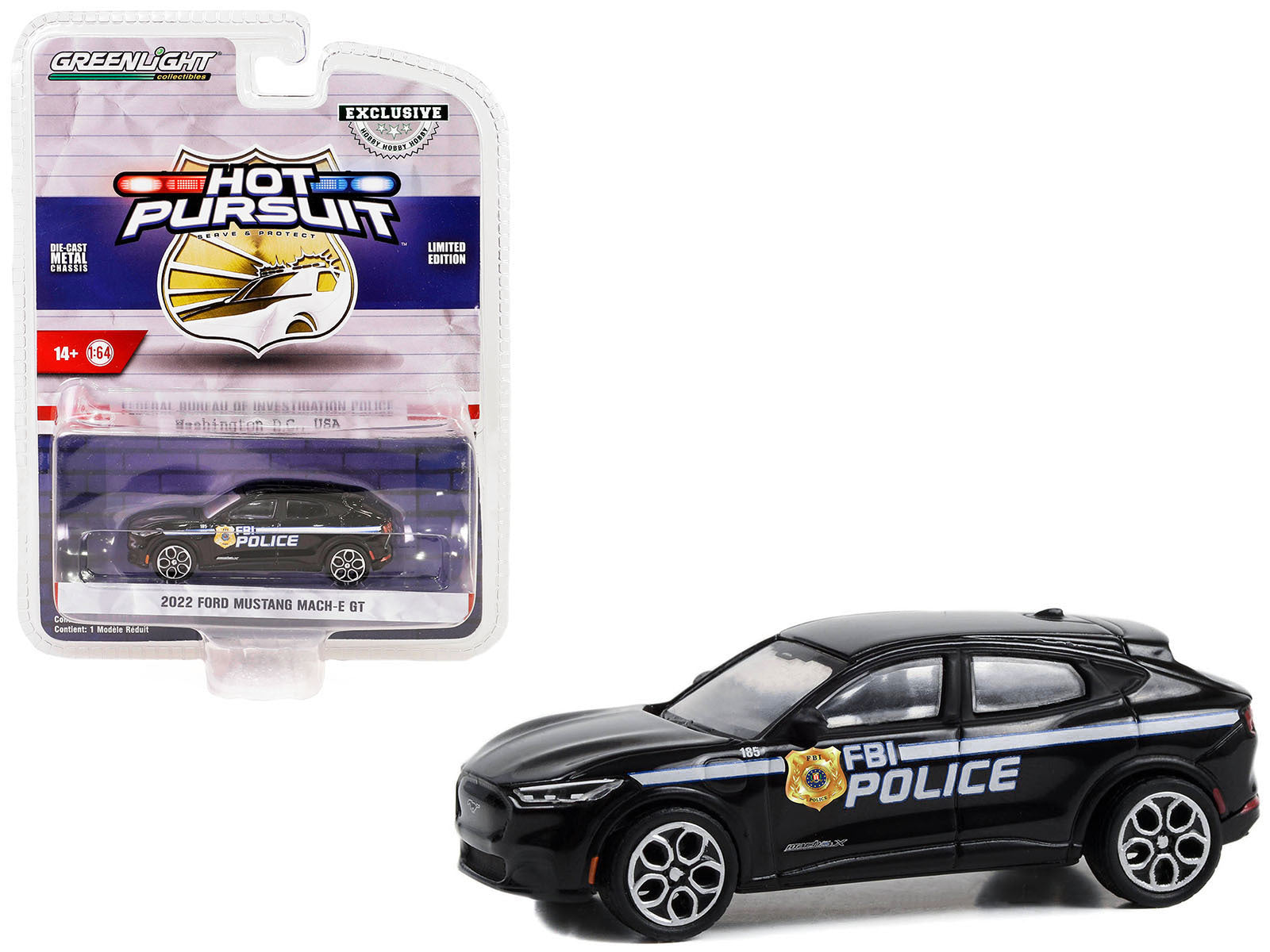 2022 Ford Mustang Mach-E GT Black "FBI Police (Federal Bureau of - Premium Mustang Models from Greenlight - Just $26.09! Shop now at Rapidvehicles