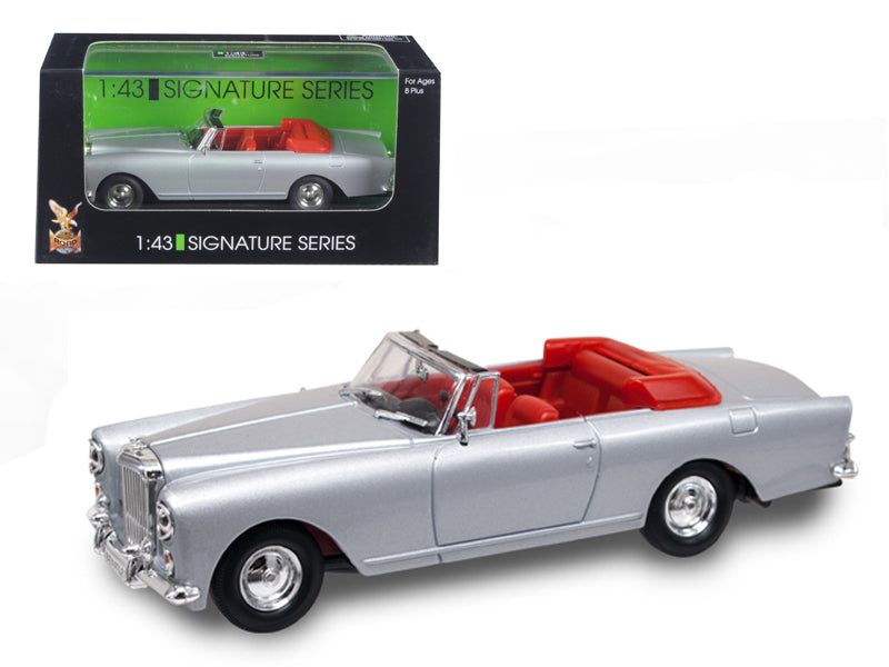 1961 Bentley Continental S2 Park Ward DHC Convertible Silver 1/43 Diecast Car Model by Road Signature free shipping USA