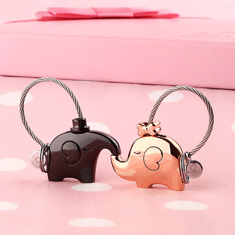 Elephant Lovers Keychain - Premium Keychains from Fuchsia Molly - Just $21.99! Shop now at Rapidvehicles