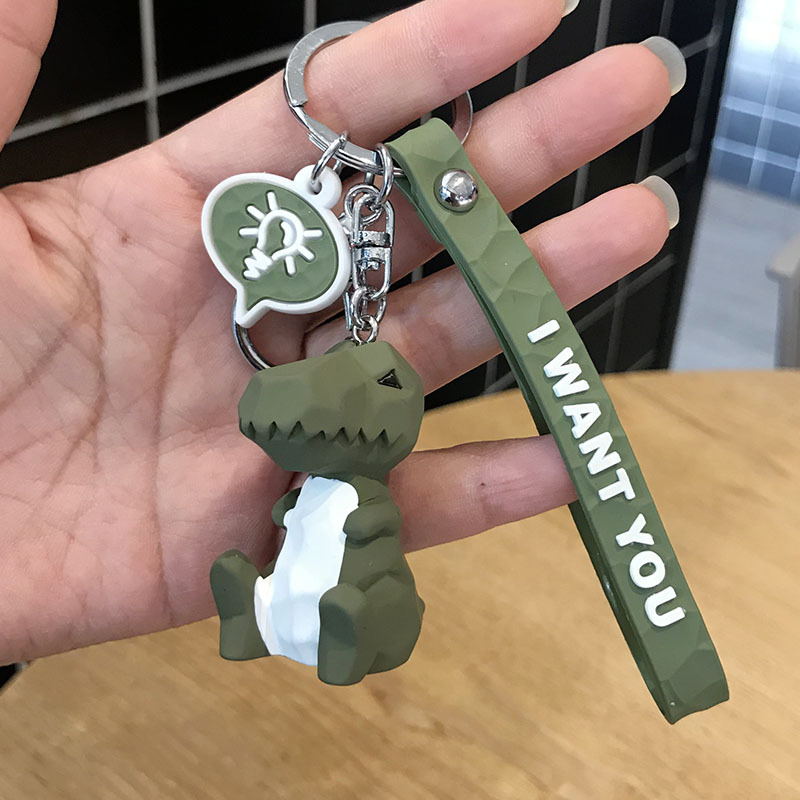 New Fashion Cute Dinosaur Keychain Key Ring - Premium Key Case for Car from Rapidvehicles - Just $12.59! Shop now at Rapidvehicles